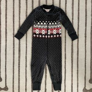 Hanna Andersson Holiday Baby Zip Sleeper Unisex